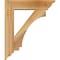 Ekena Millwork Imperial Traditional Rough Sawn Bracket w/ Offset Brace, Western Red Cedar, 6"W x 22"D x 26"H BKT0604X22X26IMP01RWR - alternate 2